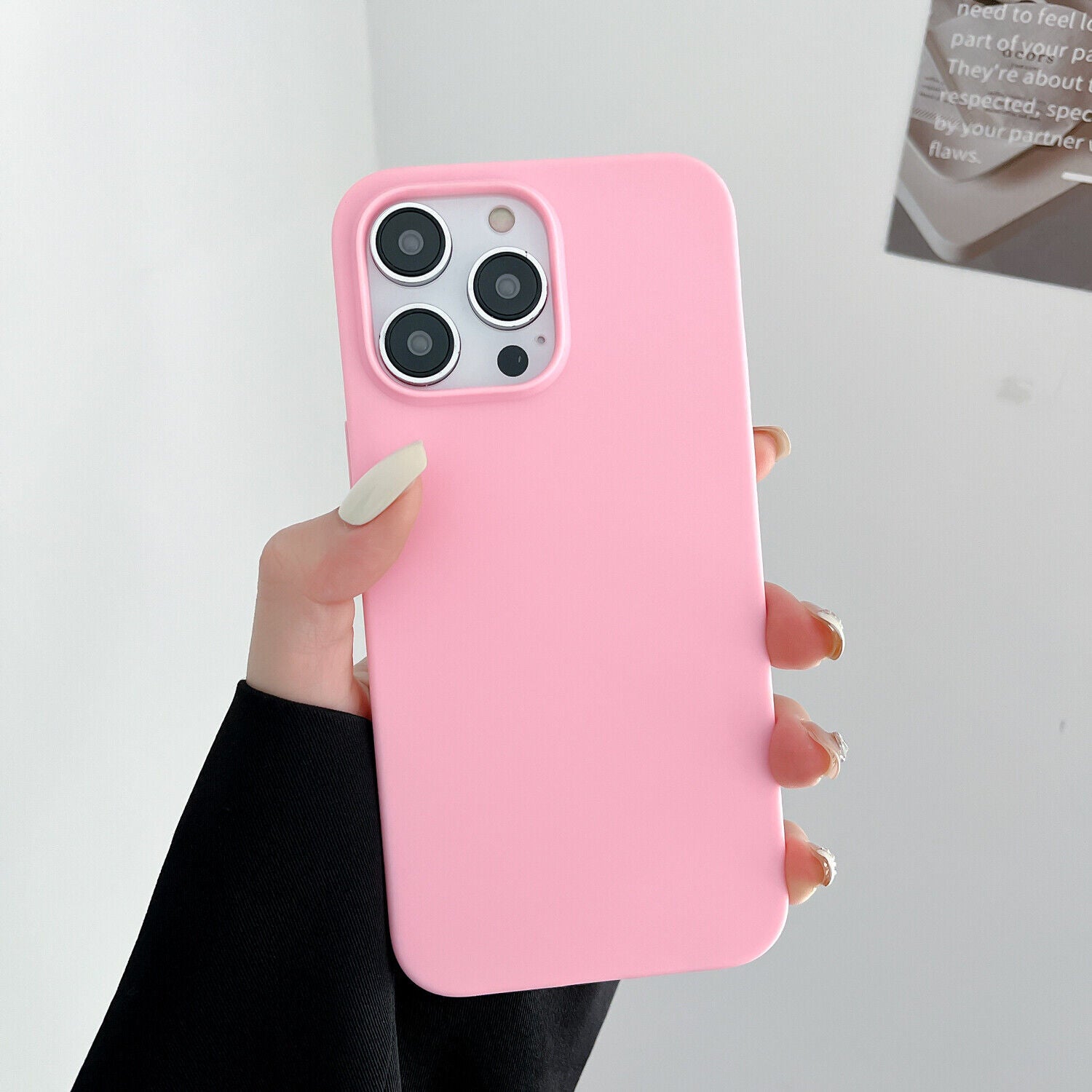 Case for Iphone 11 12 13 14 15 16 Pro Max XS XR Colour Shockproof Silicone Cover