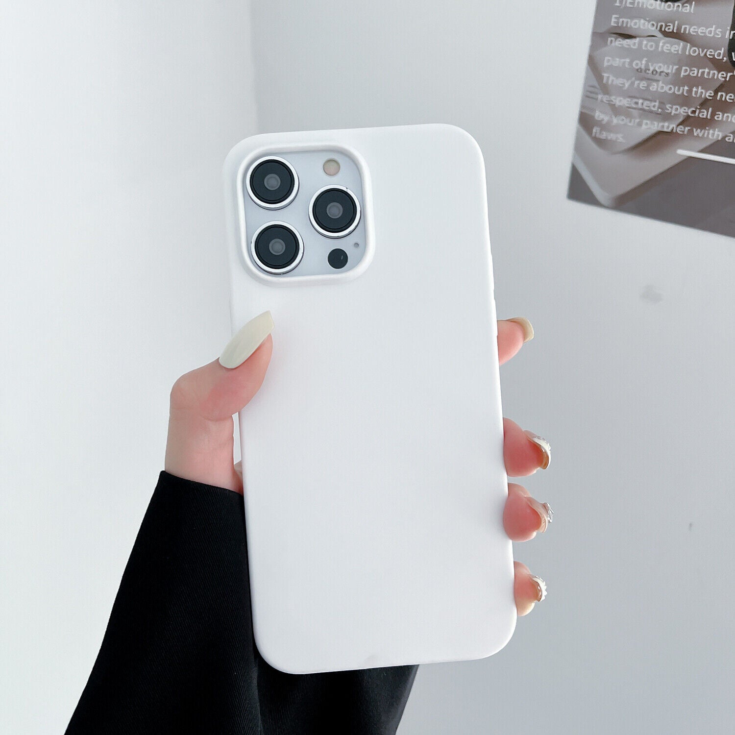 Case for Iphone 11 12 13 14 15 16 Pro Max XS XR Colour Shockproof Silicone Cover