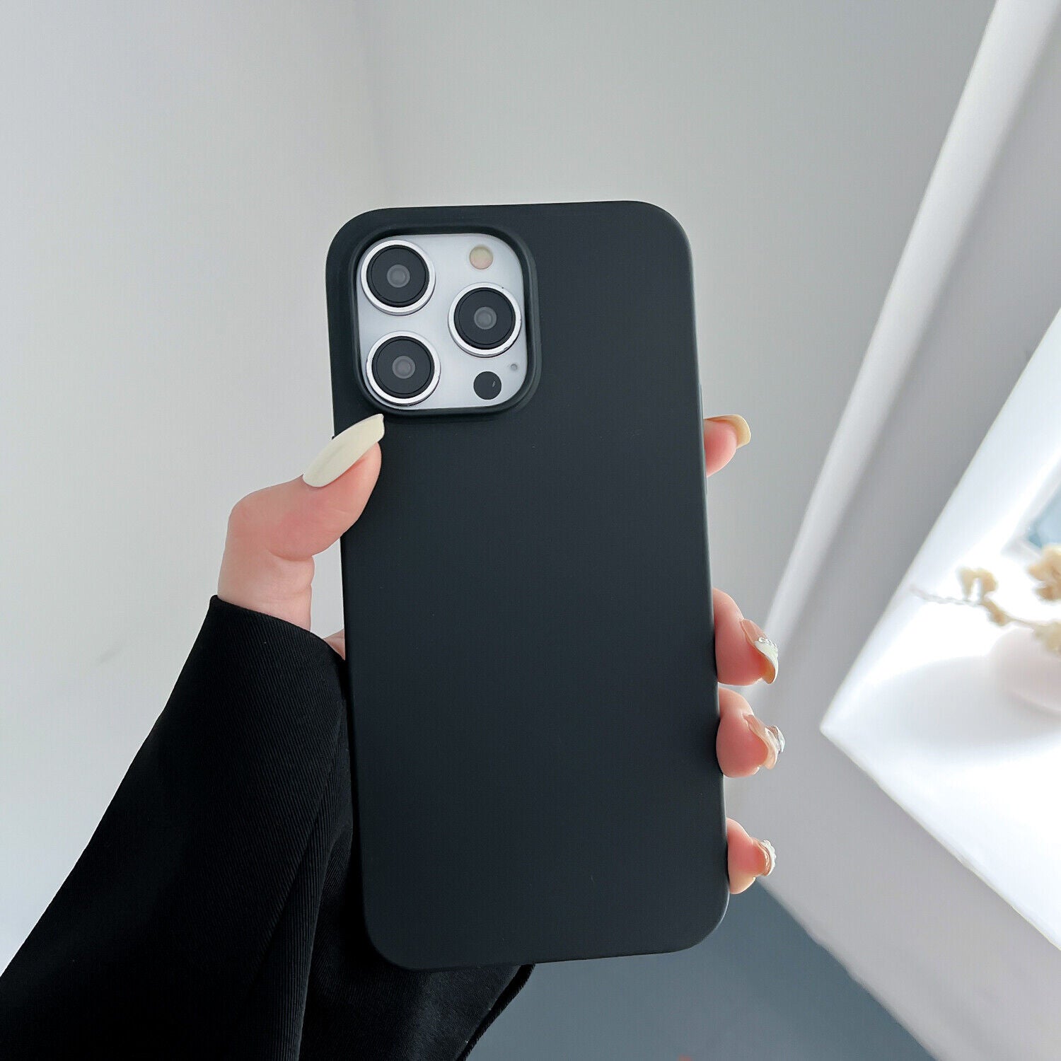Case for Iphone 11 12 13 14 15 16 Pro Max XS XR Colour Shockproof Silicone Cover