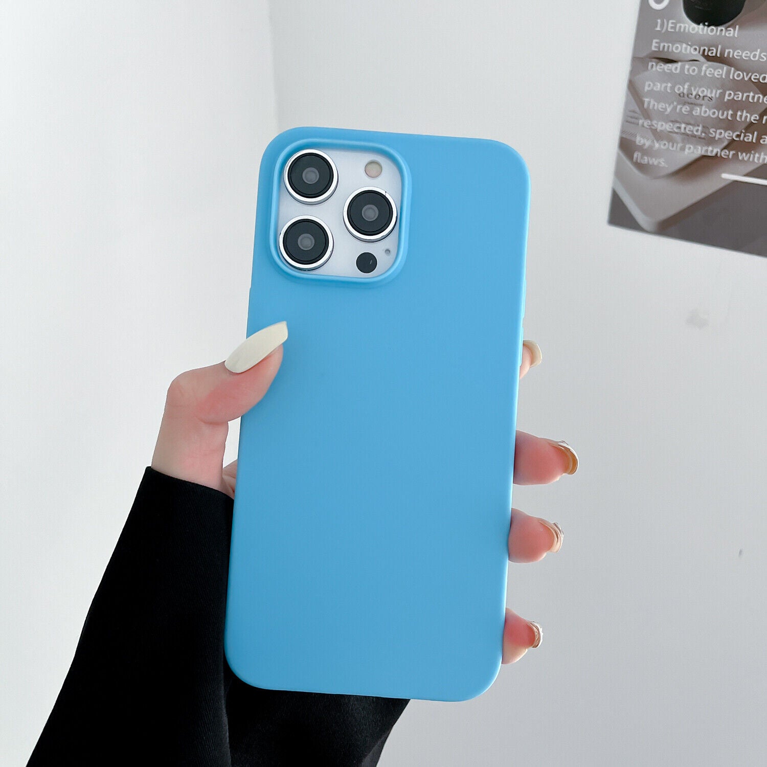 Case for Iphone 11 12 13 14 15 16 Pro Max XS XR Colour Shockproof Silicone Cover